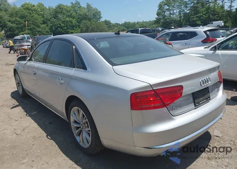 2011 Audi A8 L 4.2 из США, поврежденный, VIN WAURVAFD4BN019033
